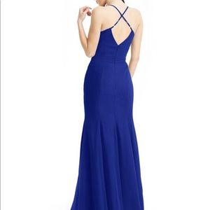 Azazie Dress—Carolina, Size A4, Royal Blue